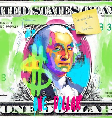 DOLLAR kussenpanel