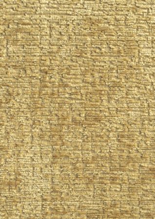 Fuzzy Brass okergele chenille meubelstof