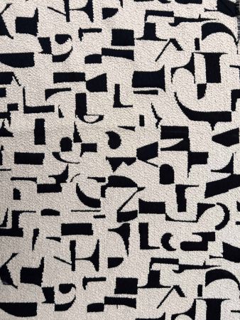 Bozar Figures BW boucle meubelstof