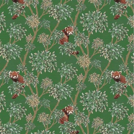 Jacquardstof Nepal kiwi