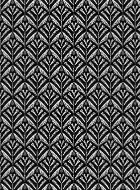jacquardstof Zephyr black