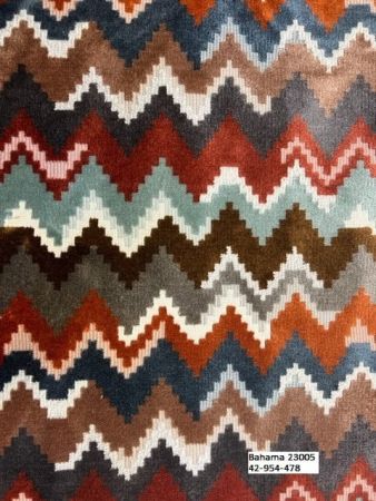 Bahama zigzag chenille meubelstof velvet meubelstof design meubelstof zigzag meubelstof