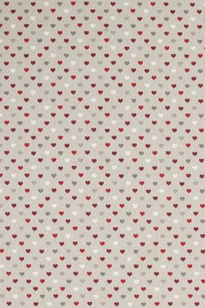 Linnenlook Kerststof 003 Glitter Hearts