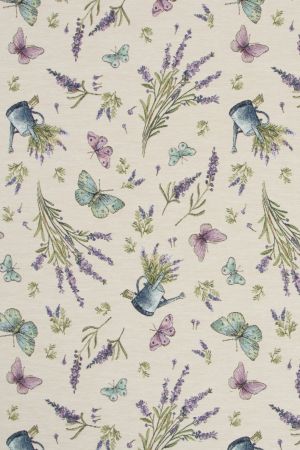 Gobelin gebloemd 023 stof met lavendel