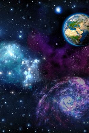 Digitale Printstof 130 Galaxy Future