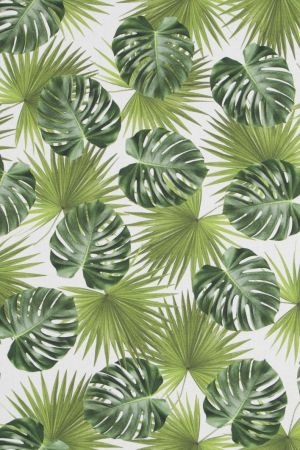 Digitale Printstof 138 Monstera Palm Leaves