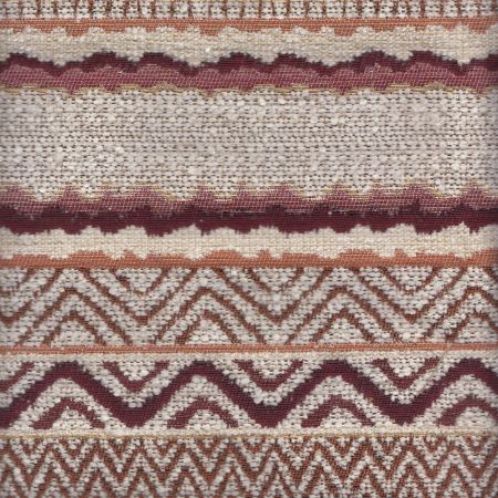 Glam Stripe Terra Burgundy