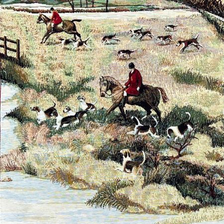 Gobelin Kussenpanel Fox Hunt