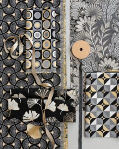 metallic jacquards
