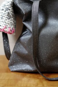 vegan leather, glitter