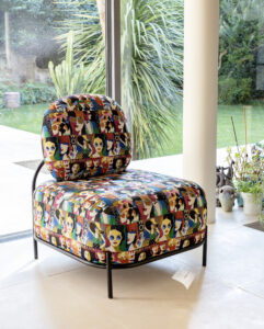 stoeltje jacquardstof Fabulous Multico