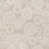 Linnenlook white mandala stof met mandala decoratiestof 1-104530-1779-050