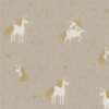 linnenlook Unicorn Star stof met eenhoorns decoratiestof 1.104530.1847.706