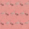 jacquardstof Flamingo Couple meubelstof gordijnstof decoratiestof stof met flamingo1-202530-1104-350