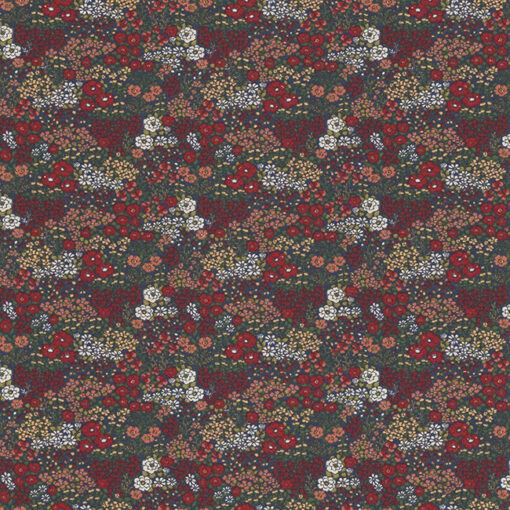 linnenlook Mixed Flowers stof met bloemetjes gordijnstof decoratiestof 1.102530.1219.315