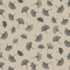 linnenlook Ginkgo Grey stof met blaadjes decoratiestof gordijnstof meubelstof printstof stof met ginkgo, 1.104530.1850.575