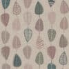 linnenlook Scandi Retro Leaf stof met blaadjes gordijnstof decoratiestof 1.104530.2093.365