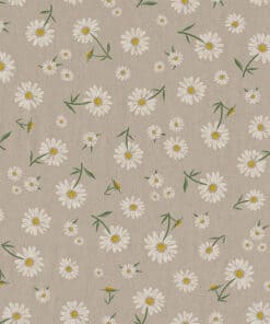 Linnenlook Daisy Floral Bloom stof met madeliefjes gordijnstof decoratiestof meubelstof 1.104530.2123.050