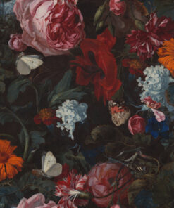velvet printstof 054 velvet bloemen decoratiestof gordijnstof meubelstof 1.152540.1057.655