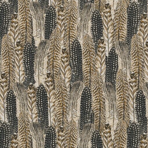 jacquardstof feather chic camouglage stof met veren gordijnstof meubelstof decoratiestof 1.201630.1014.180