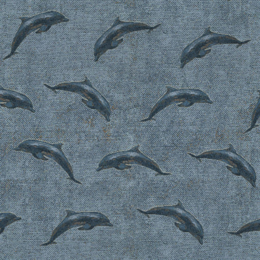 gobelin dieren 010 gobelin stof met dolfijnen decoratiestof gordijnstof meubelstof 1.251030.1593.460