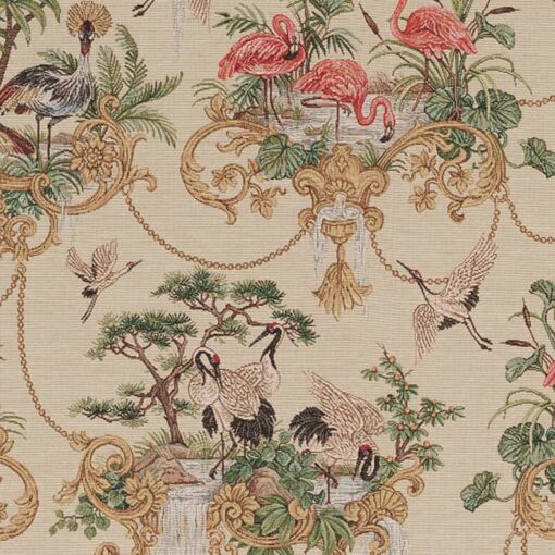 gobelin Birds Paradise gordijnstof stof met bloemen gobelin stof 1.251030.1660.655