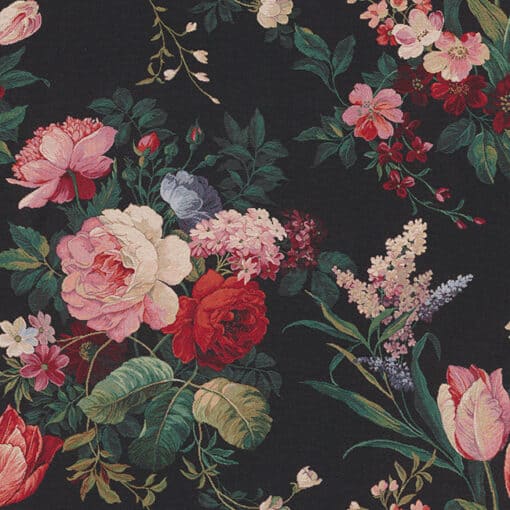 gobelin Painted Vintage Bouquet stof met bloemen gordijnstof decoratiestof meubelstof 1.251030.1686.655