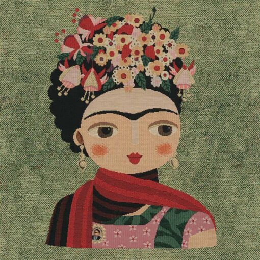 gobelin kussenpanel Flower Girl Portrait Frida Kahlo 1.251031.1079.655