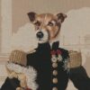 gobelin kussenpanel Fancy Dog 1.251031.1082.630 stof met admiraalshond