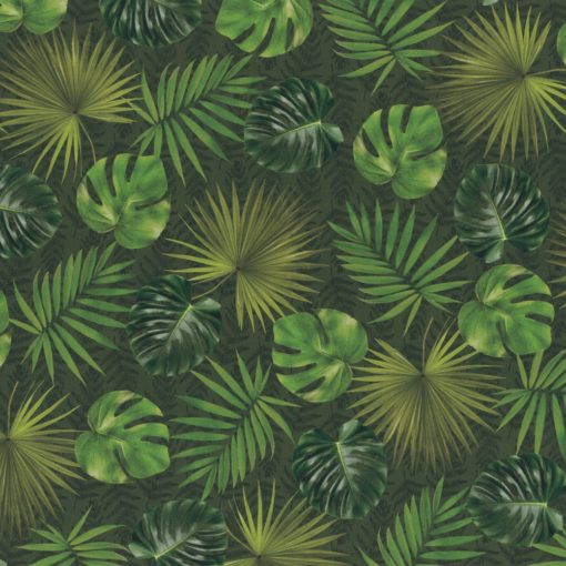 outdoorstof digitale dralonprint stof voor tuinkussens met bladeren 2.171031.1013.525