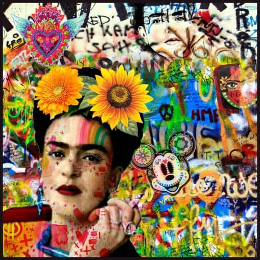 Skai panel 029 met Frida Kahlo kussen