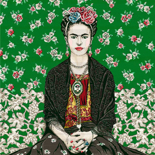 stofpanelen Magda Cactus Frida Kahlo jacquardstof