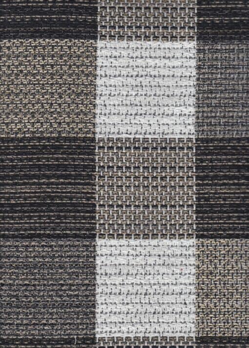 jacquardstof Tweed Graphite meubelstof decoratiestof geometrische stof