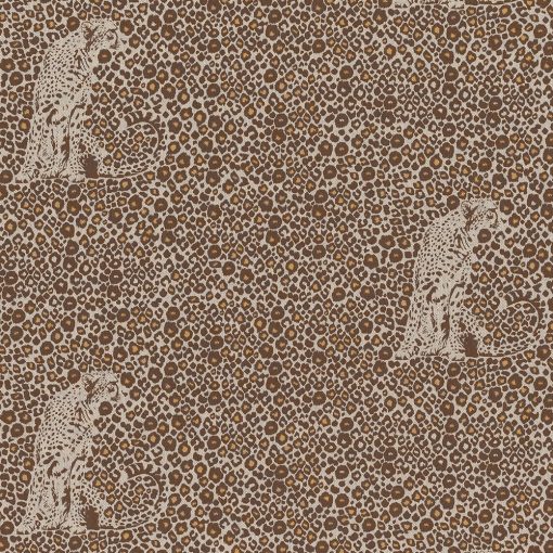 linnenlook All Leopard stof met luipaarden decoratiestof 1.104530.1838.190