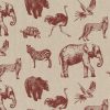 linnenlook Zoo stof met dieren decoratiestof 1.104530.1844.340